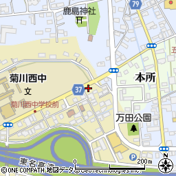 静岡県菊川市加茂264-1周辺の地図