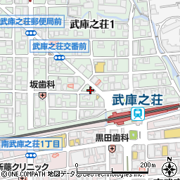 センチュリー２１　武庫之荘北店周辺の地図