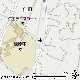 静岡県牧之原市仁田105-1周辺の地図