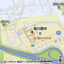静岡県菊川市加茂1周辺の地図