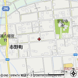 静岡県浜松市中央区市野町131周辺の地図