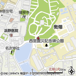 薮香花店周辺の地図