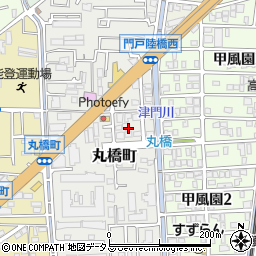 兵庫県西宮市丸橋町5周辺の地図