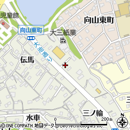 メナード化粧品豊橋向山代行店周辺の地図