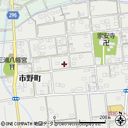 静岡県浜松市中央区市野町130周辺の地図