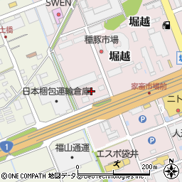 静岡県袋井市堀越444周辺の地図
