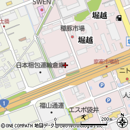 静岡県袋井市堀越444周辺の地図