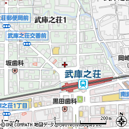 池田泉州銀行武庫之荘支店 ＡＴＭ周辺の地図
