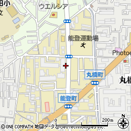 兵庫県西宮市能登町周辺の地図