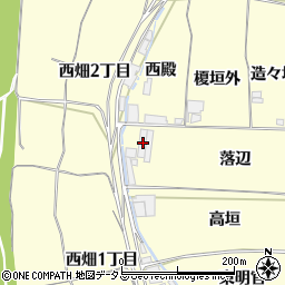 京都府木津川市山城町上狛落辺33周辺の地図