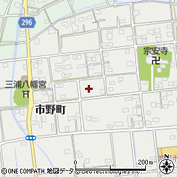 静岡県浜松市中央区市野町126周辺の地図