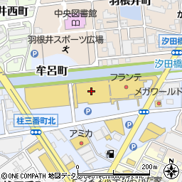 ＤＣＭ２１豊橋汐田橋店周辺の地図