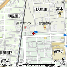 おしゃれ洗濯じゃぶじゃぶ西宮北口店周辺の地図