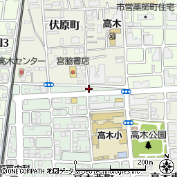 オリックスレンタカー西宮北口店周辺の地図