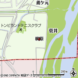 京都府精華町（相楽郡）菅井（柳原）周辺の地図