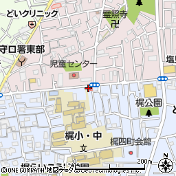 阪口電化周辺の地図
