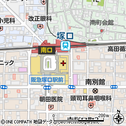 ゆうちょ銀行塚口さんさんタウン１番館内出張所 ＡＴＭ周辺の地図