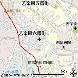 兵庫県西宮市苦楽園六番町2周辺の地図