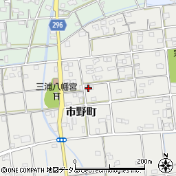 静岡県浜松市中央区市野町114周辺の地図