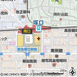 塚口サンサン劇場　シアター３周辺の地図