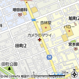 カメラのマツイ田町店周辺の地図