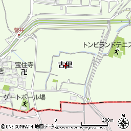 京都府相楽郡精華町菅井古里周辺の地図