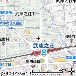 淡路島バーガー　武庫之荘店周辺の地図