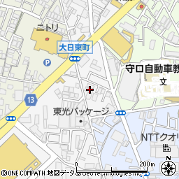 大阪府守口市大日東町44周辺の地図