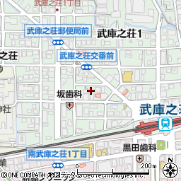 東洋カーマックス武庫之荘第２駐車場周辺の地図