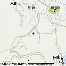 愛知県豊橋市岩崎町内山周辺の地図