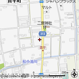 静岡県浜松市中央区貴平町277周辺の地図