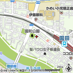 ＧＳパーク園田駐車場周辺の地図