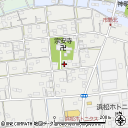 静岡県浜松市中央区市野町171周辺の地図