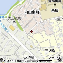 愛知県豊橋市向山東町163周辺の地図
