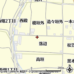京都府木津川市山城町上狛落辺20周辺の地図