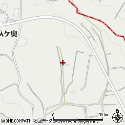 愛知県知多郡南知多町内海杁ケ奥周辺の地図