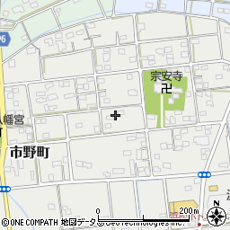 静岡県浜松市中央区市野町150周辺の地図