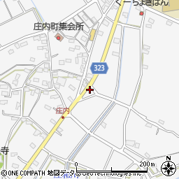 静岡県浜松市中央区庄内町493周辺の地図