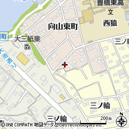 愛知県豊橋市向山東町164周辺の地図