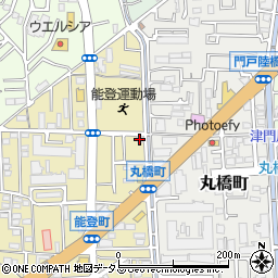 能登マンション周辺の地図