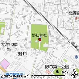 野口神社周辺の地図