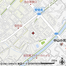 兵庫県加古川市尾上町安田87周辺の地図