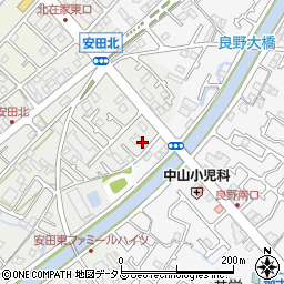 兵庫県加古川市尾上町安田114-4周辺の地図