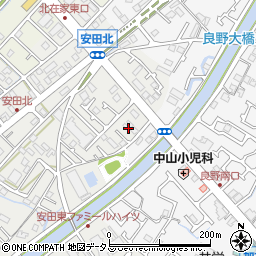 兵庫県加古川市尾上町安田114-1周辺の地図