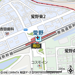 静岡県袋井市周辺の地図