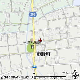 静岡県浜松市中央区市野町107周辺の地図