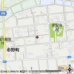 静岡県浜松市中央区市野町148周辺の地図