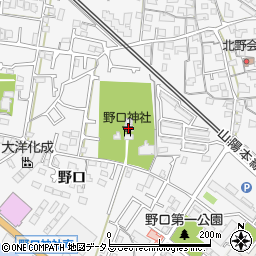 野口神社周辺の地図