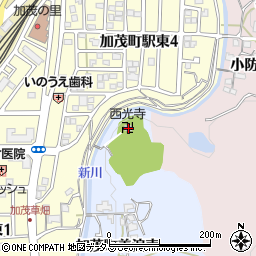 京都府木津川市加茂町美浪南1周辺の地図