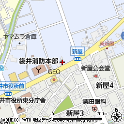 静岡県袋井市国本2970-14周辺の地図